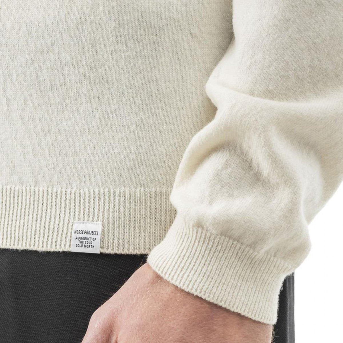 Norse Projects Sigfred Light Wool Pullover (Creme) - Allike Store