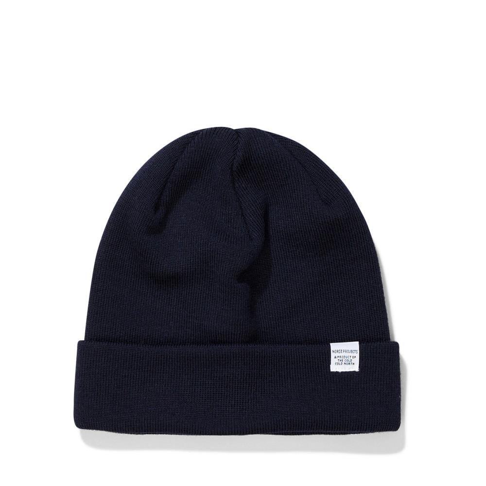 Norse Projects Top Beanie (Navy) - Allike Store