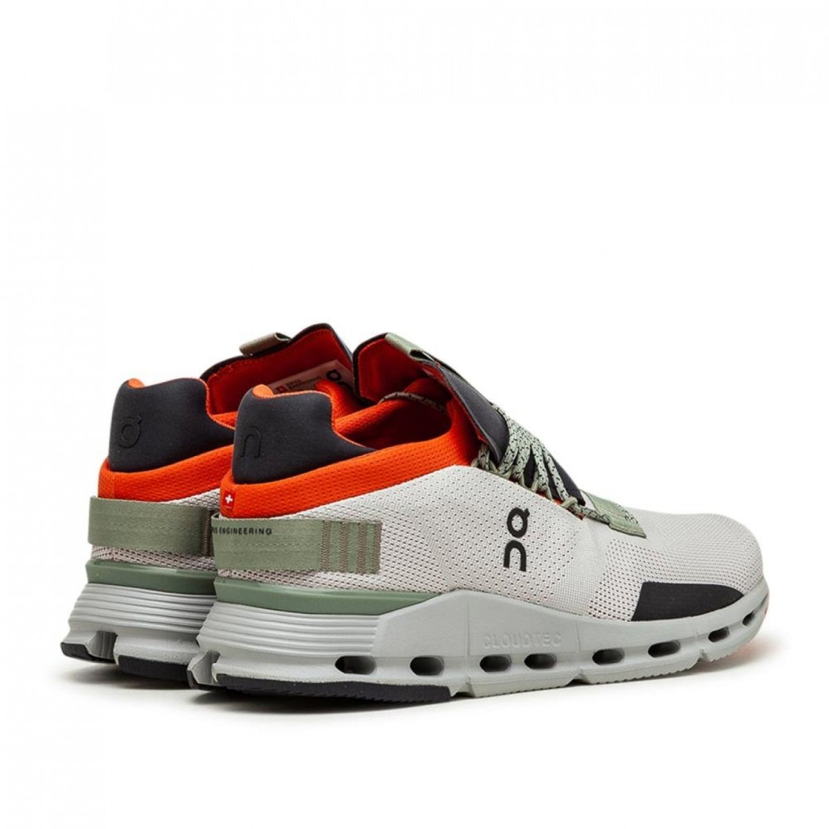 On Cloudnova (Weiß / Grau / Orange) - Allike Store