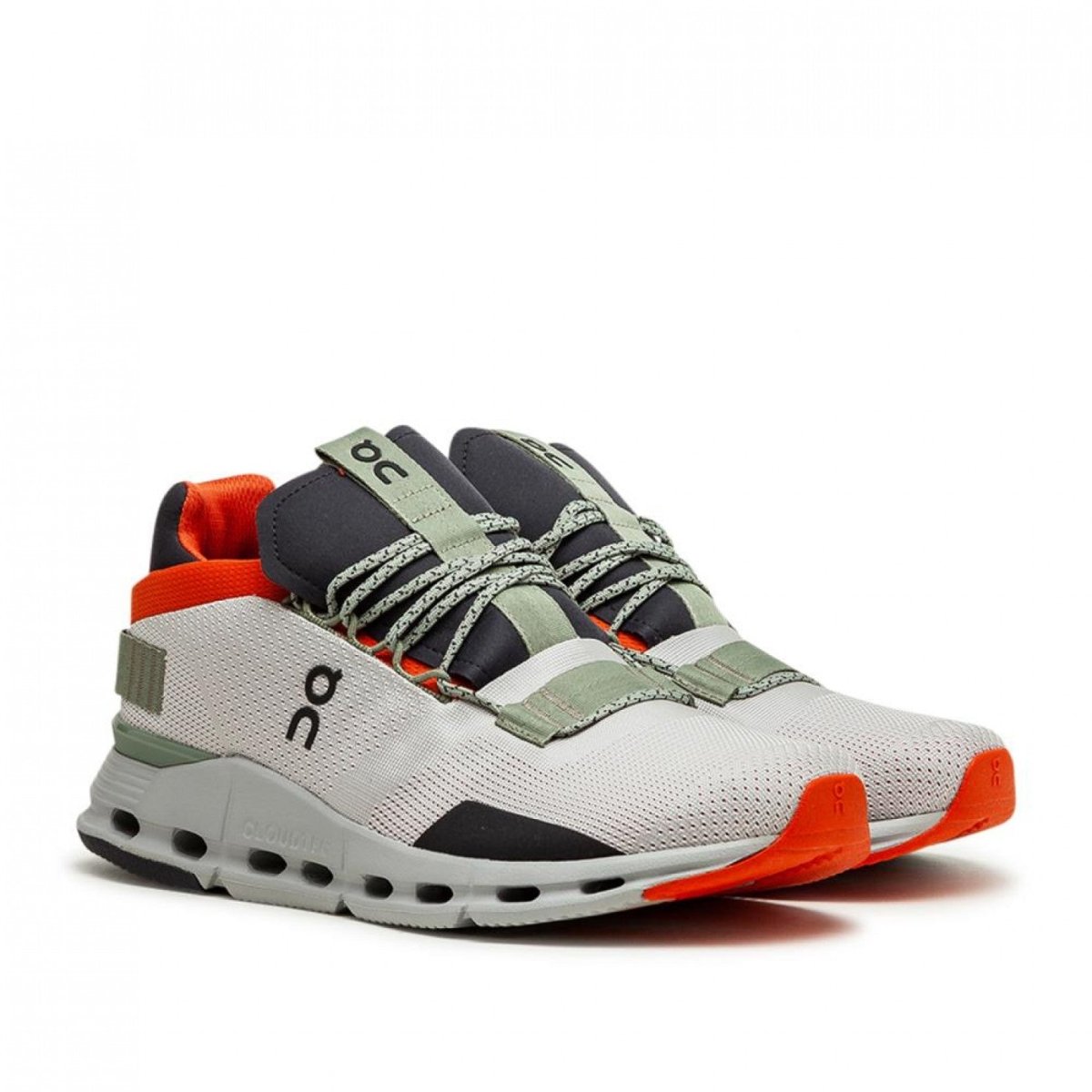 On Cloudnova (Weiß / Grau / Orange) - Allike Store