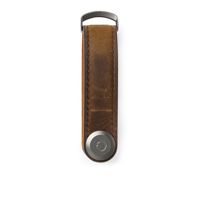 Orbitkey Crazy Horse Leather Key Organiser (Dunkelbraun) - Allike Store