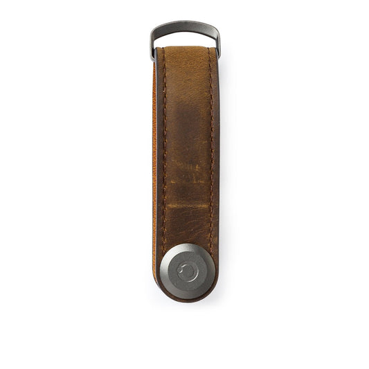 Orbitkey Crazy Horse Leather Key Organiser (Dunkelbraun)  - Allike Store