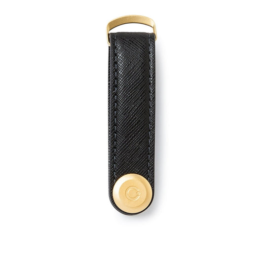 Orbitkey Key Organiser Saffiano Leather (Schwarz)  - Allike Store
