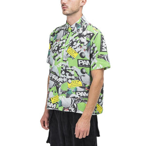 P.A.M. Collage Short Sleeve Shirt (Grün) - Allike Store