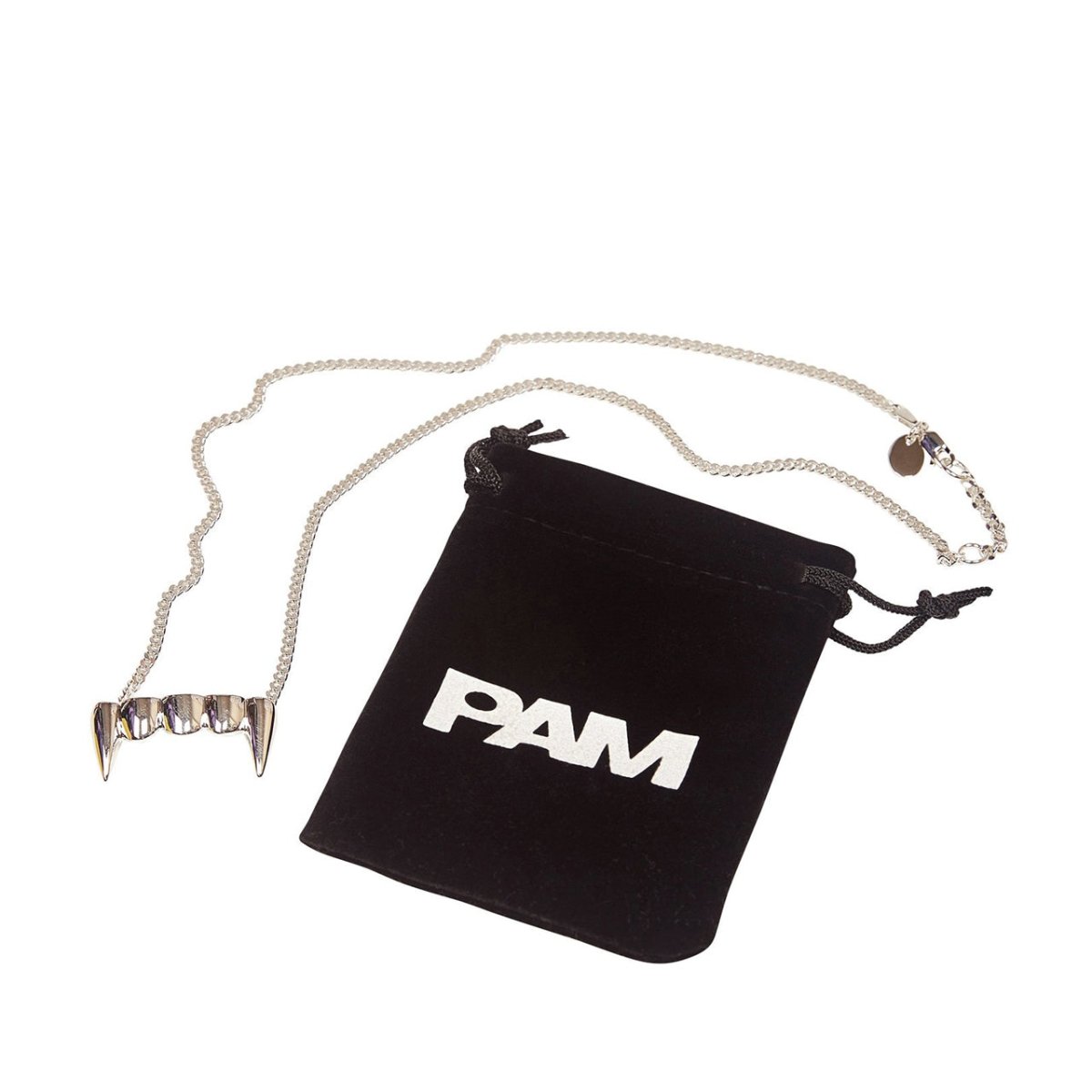 P.A.M. S.Loops Original Fang Necklace (Silber) - Allike Store