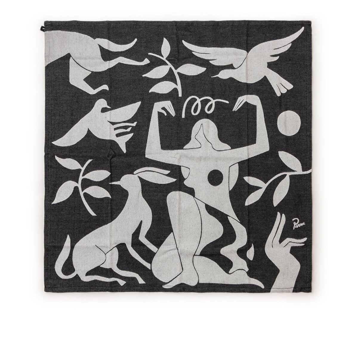 Parra Earth Mother Kitchen Towel 2Pack (Schwarz) - Allike Store