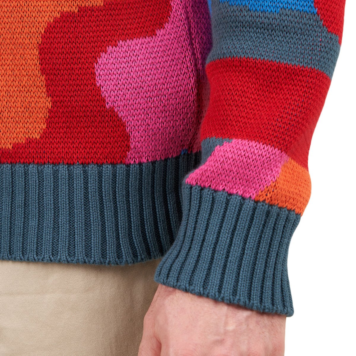 Parra Sitting Pear Pattern Knitted Pullover (Multi) - Allike Store