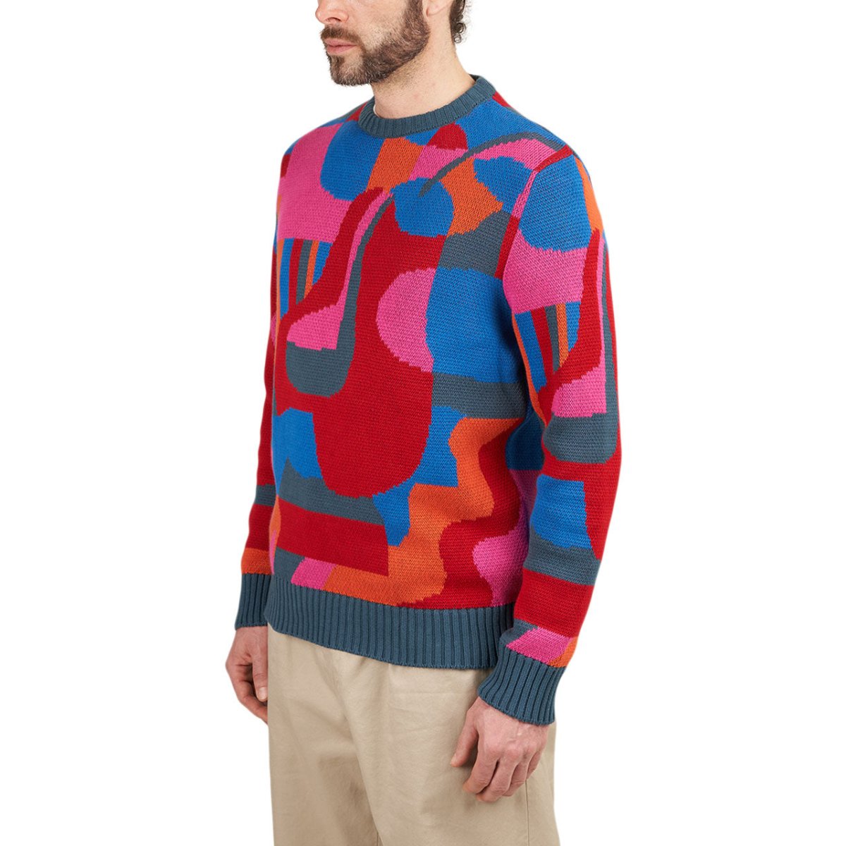 Parra Sitting Pear Pattern Knitted Pullover (Multi) - Allike Store