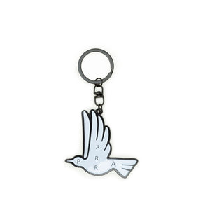 Parra Static Flight Key Chain (Weiß / Schwarz) - Allike Store