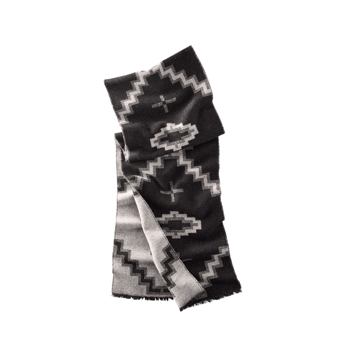 Pendleton Jacquard Muffler (Schwarz / Grau) - Allike Store