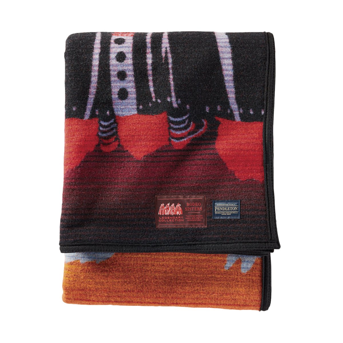 Pendleton Rodeo Sisters Blanket (Rot / Orange) - Allike Store