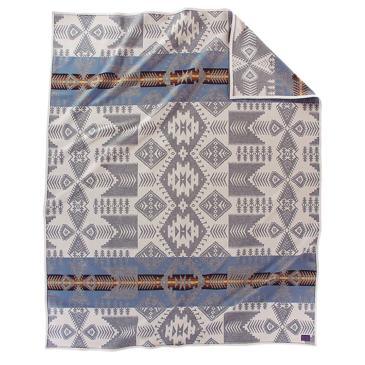 Pendleton Silver Bark Blanket (Grau / Blau) - Allike Store