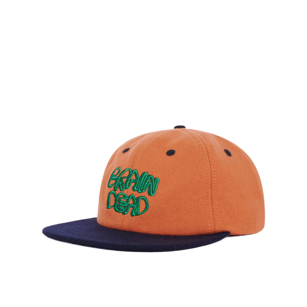 Brain Dead Plato Wool 6 Panel Cap (Orange)  - Allike Store