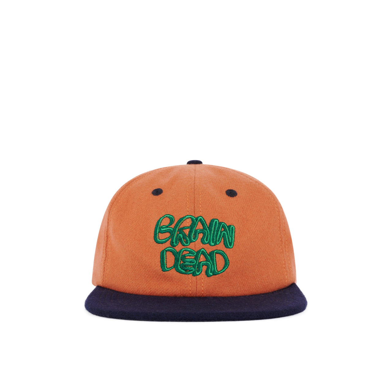 Brain Dead Plato Wool 6 Panel Cap (Orange)  - Allike Store