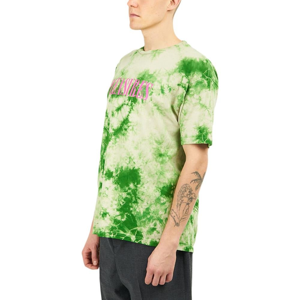 Pleasures Aroma Crystal Dye T-Shirt (Grün / Creme) - Allike Store
