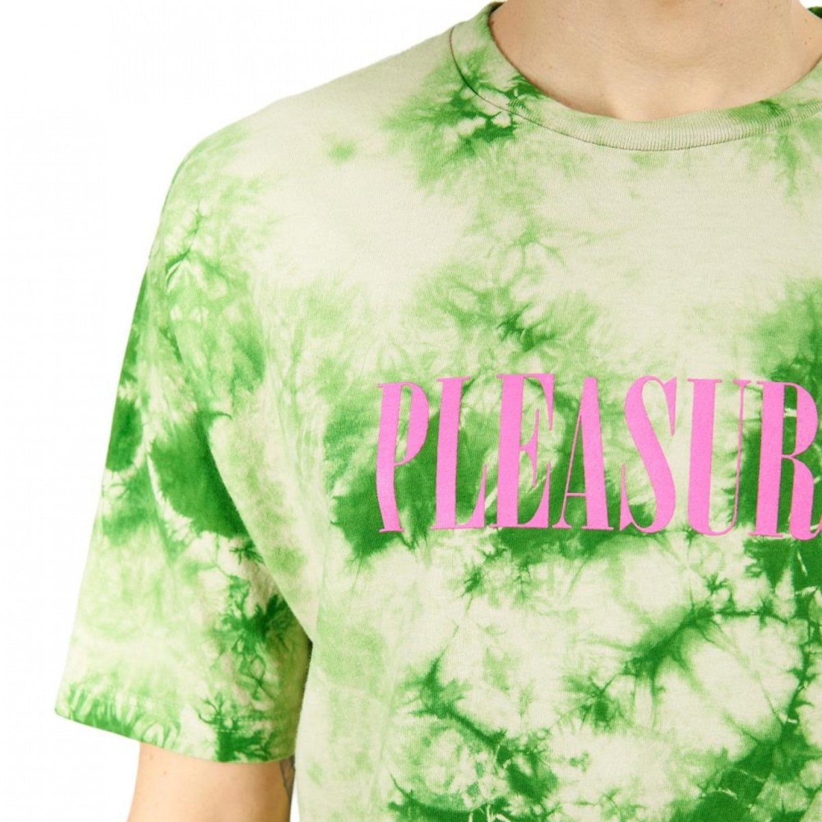 Pleasures Aroma Crystal Dye T-Shirt (Grün / Creme) - Allike Store