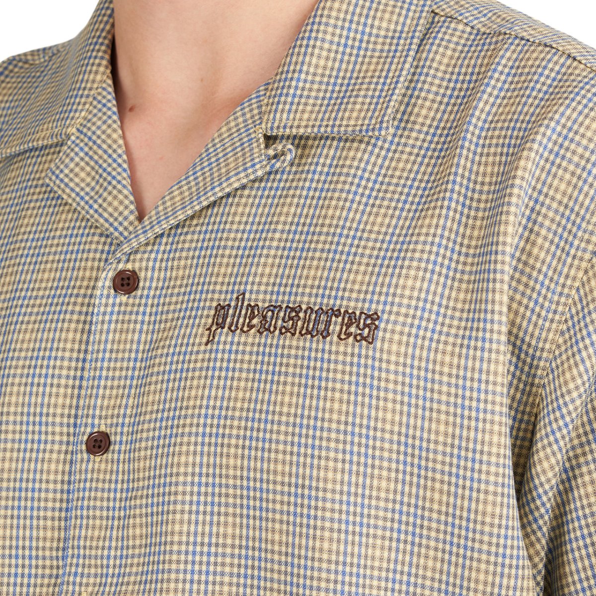 Pleasures Blessed Button Down Shirt (Grün) - Allike Store