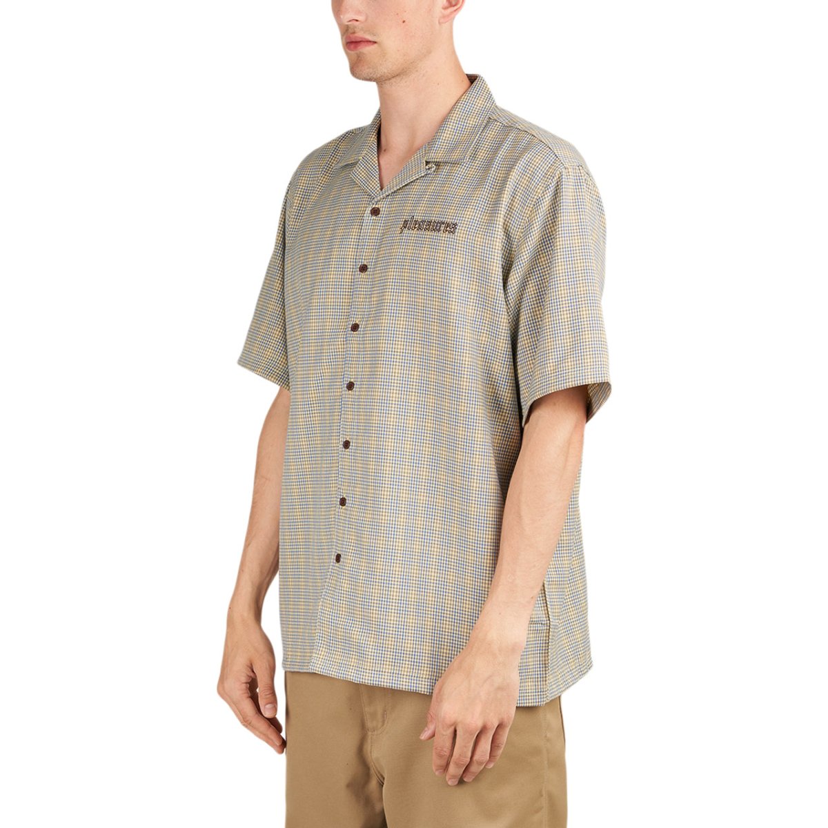 Pleasures Blessed Button Down Shirt (Grün) - Allike Store
