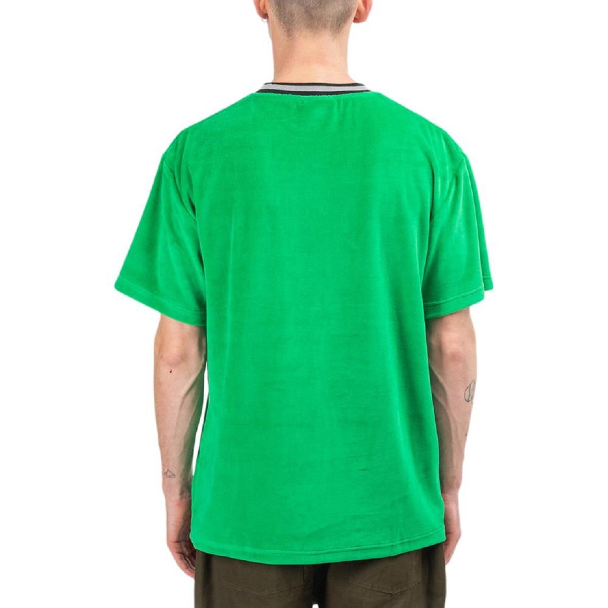 Pleasures Bright Velour Shirt (Grün) - Allike Store