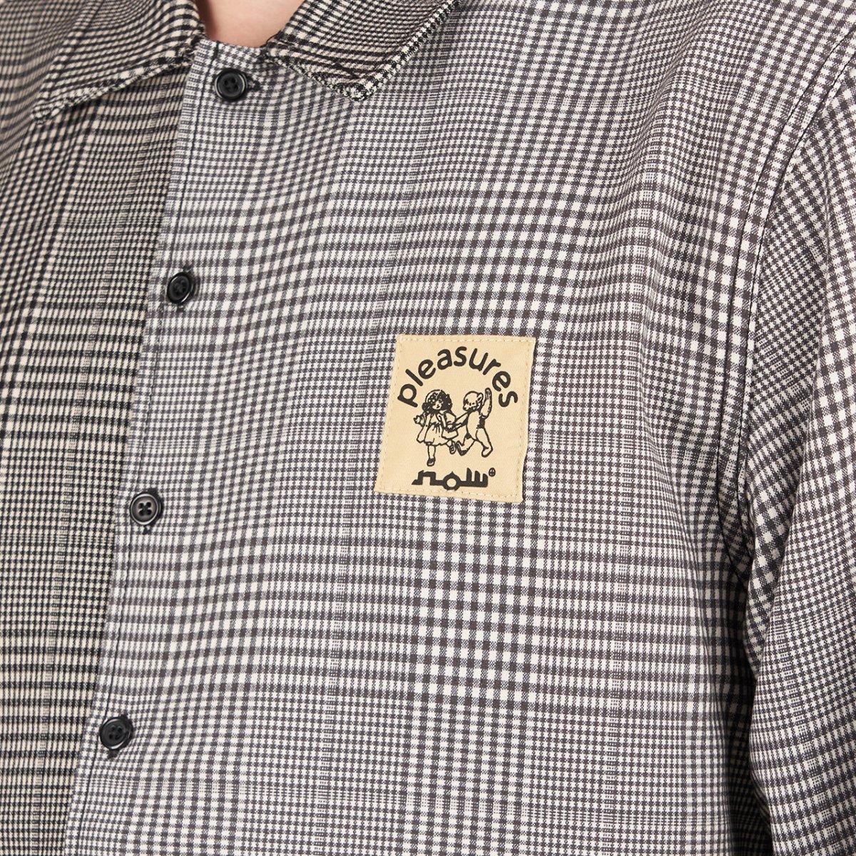 Pleasures Chase Plaid Button Down Shirt (Multi)  - Allike Store