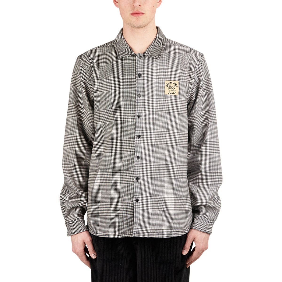 Pleasures Chase Plaid Button Down Shirt (Multi) - Allike Store
