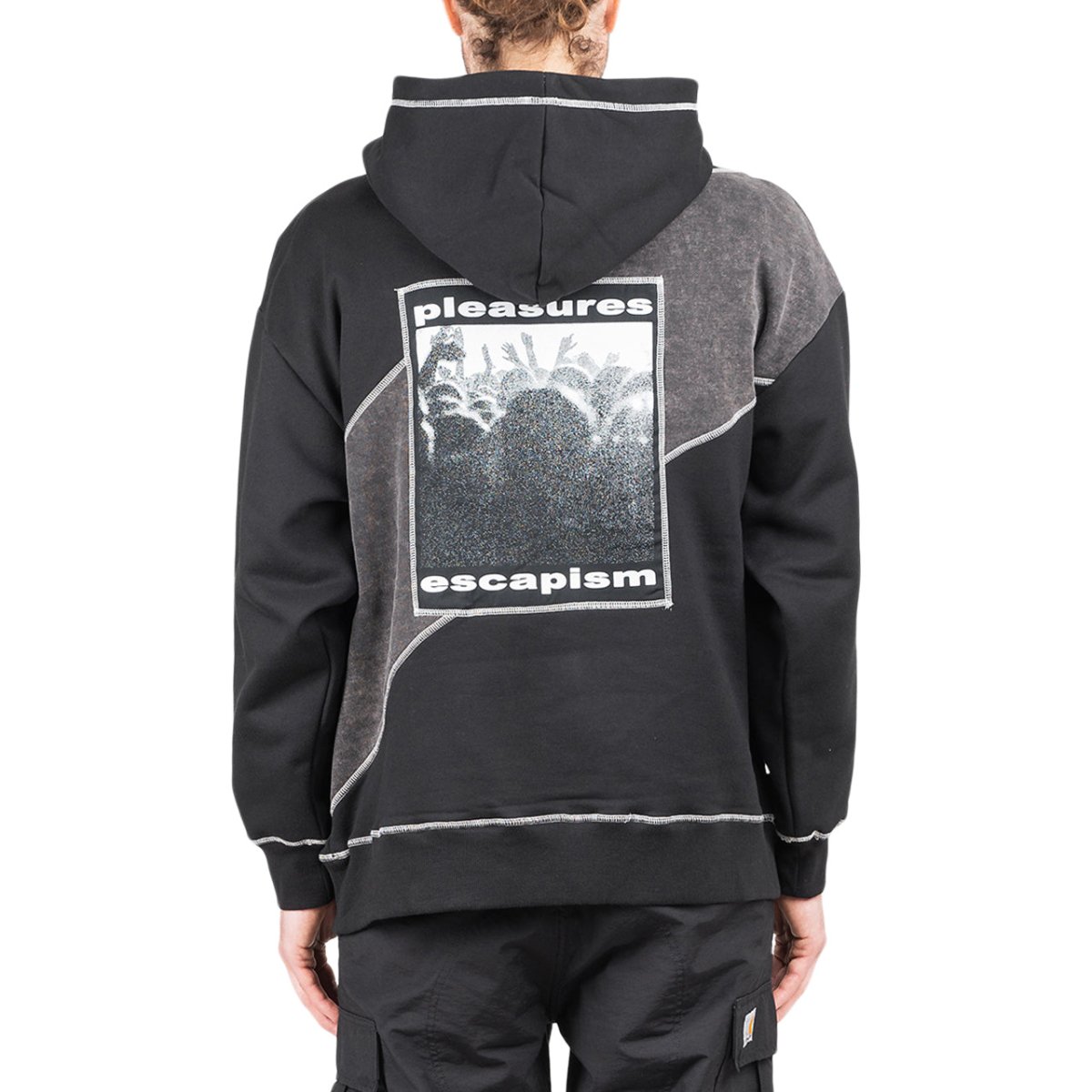 Pleasures Collapse Hoodie (Schwarz)  - Allike Store