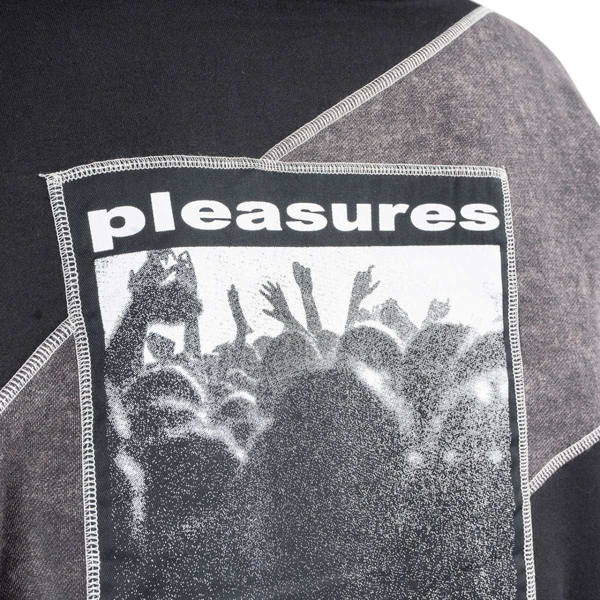 Pleasures Collapse Hoodie (Schwarz) - Allike Store