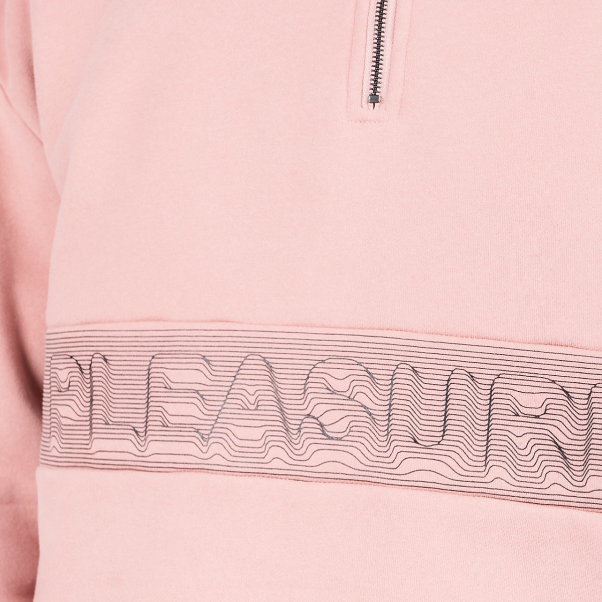 Pleasures Decline Quarter Zip Pullover (Rosa) - Allike Store