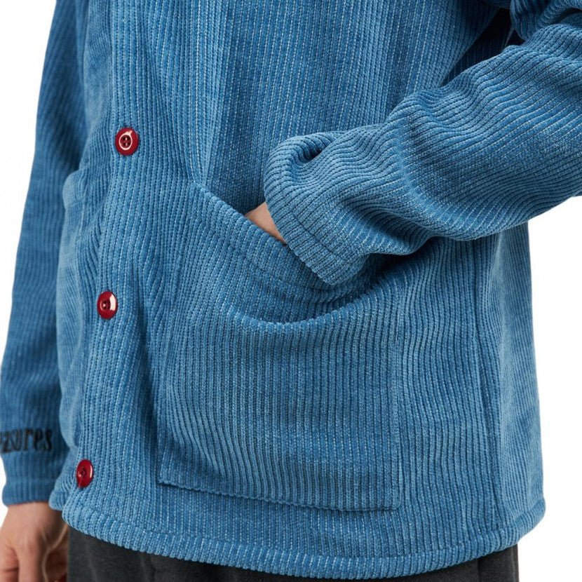 Pleasures Falling Cardigan Sweater (Blau) - Allike Store