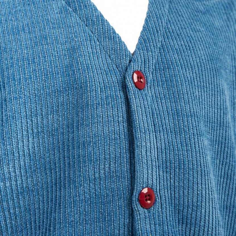 Pleasures Falling Cardigan Sweater (Blau) - Allike Store