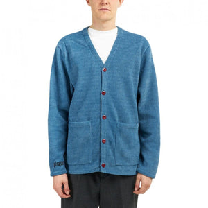 Pleasures Falling Cardigan Sweater (Blau) - Allike Store