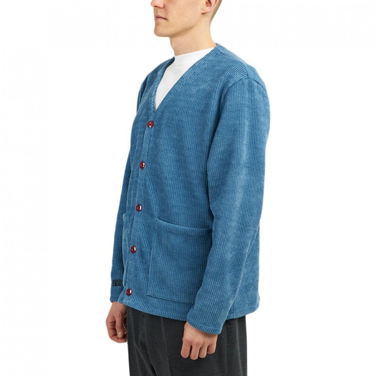 Pleasures Falling Cardigan Sweater (Blau) - Allike Store