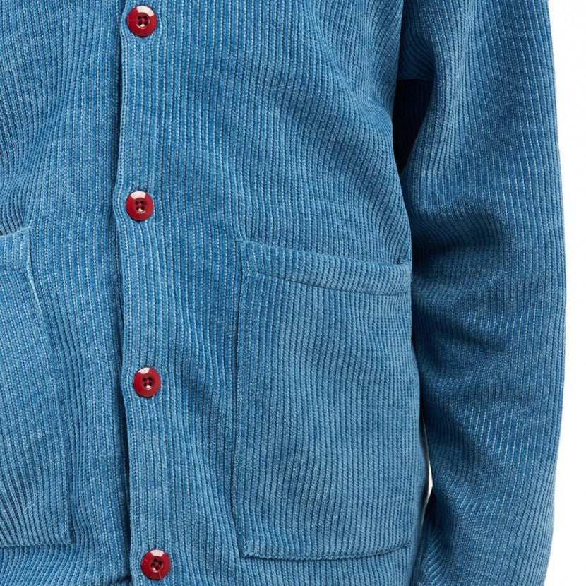 Pleasures Falling Cardigan Sweater (Blau) - Allike Store