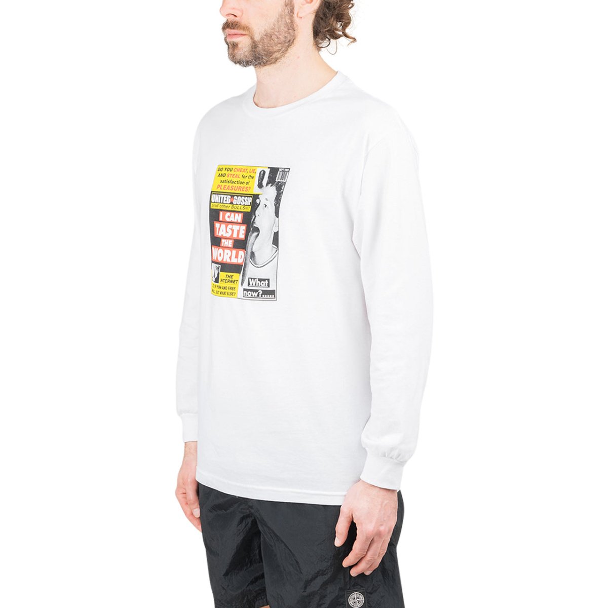 Pleasures Gossip Longsleeve (Weiß) - Allike Store
