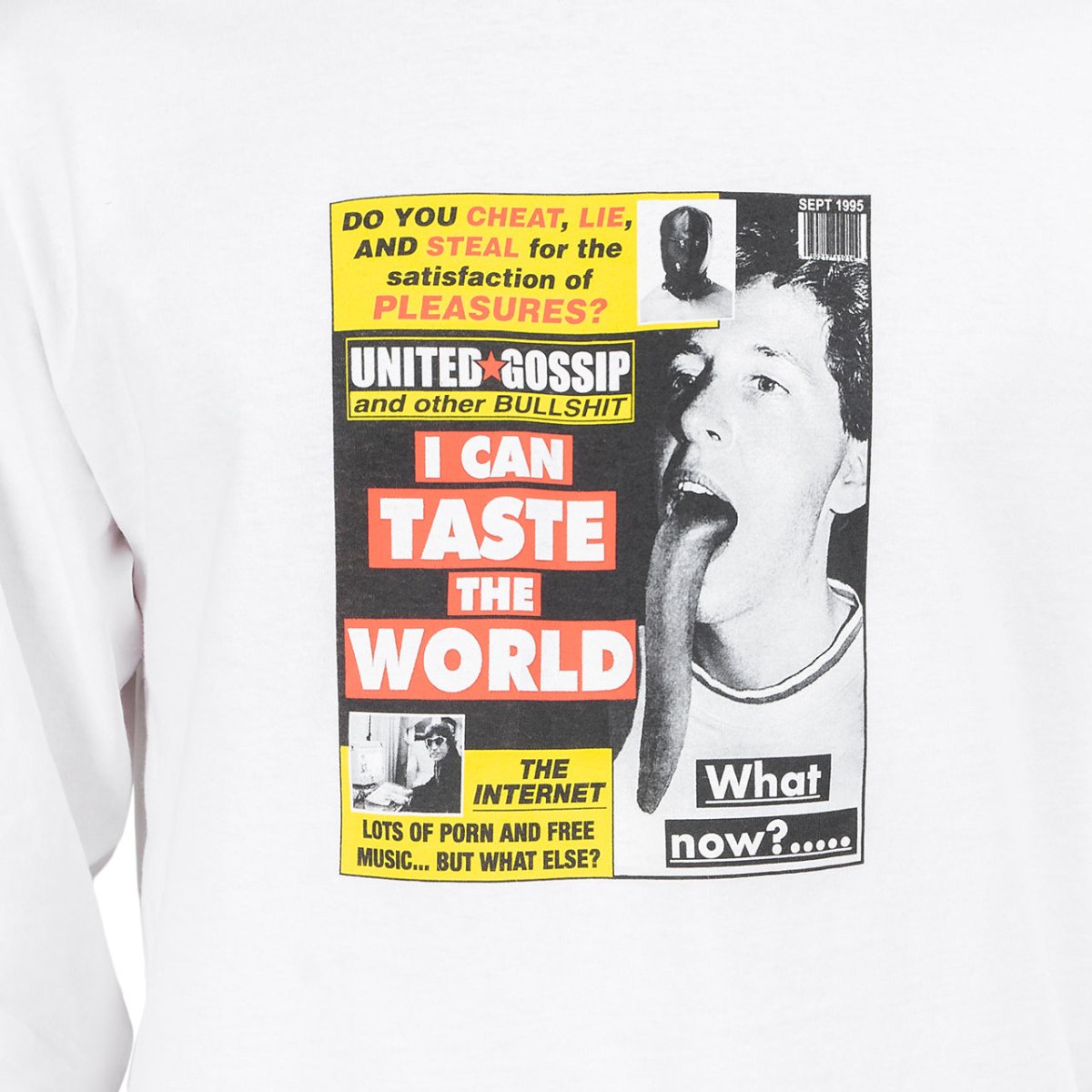 Pleasures Gossip Longsleeve (Weiß) - Allike Store