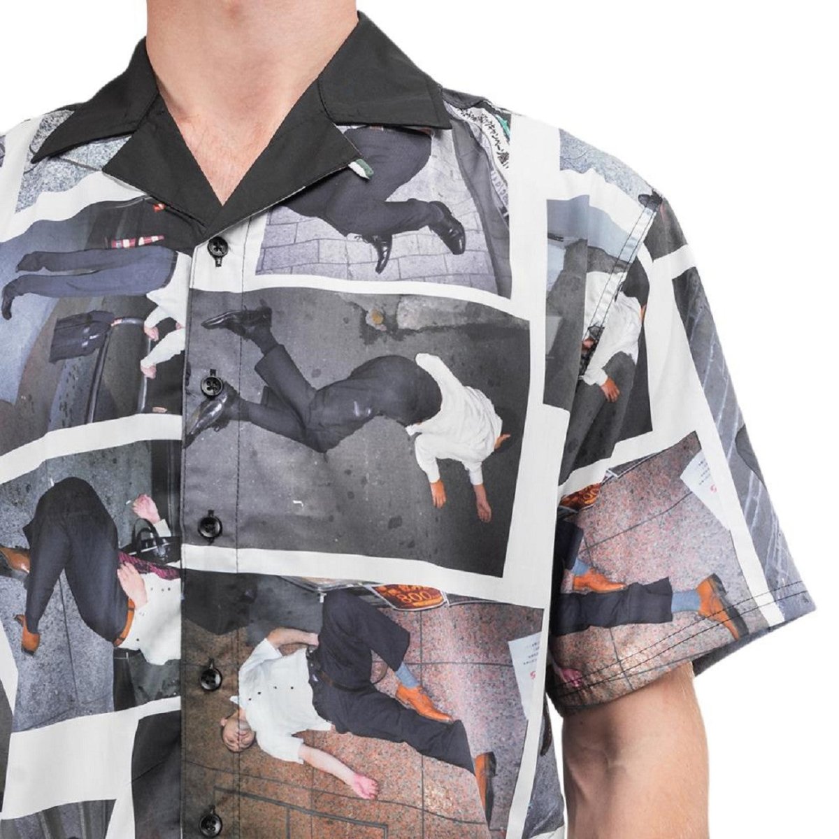 Pleasures High Fashion Button Down Shirt (Multi) - Allike Store