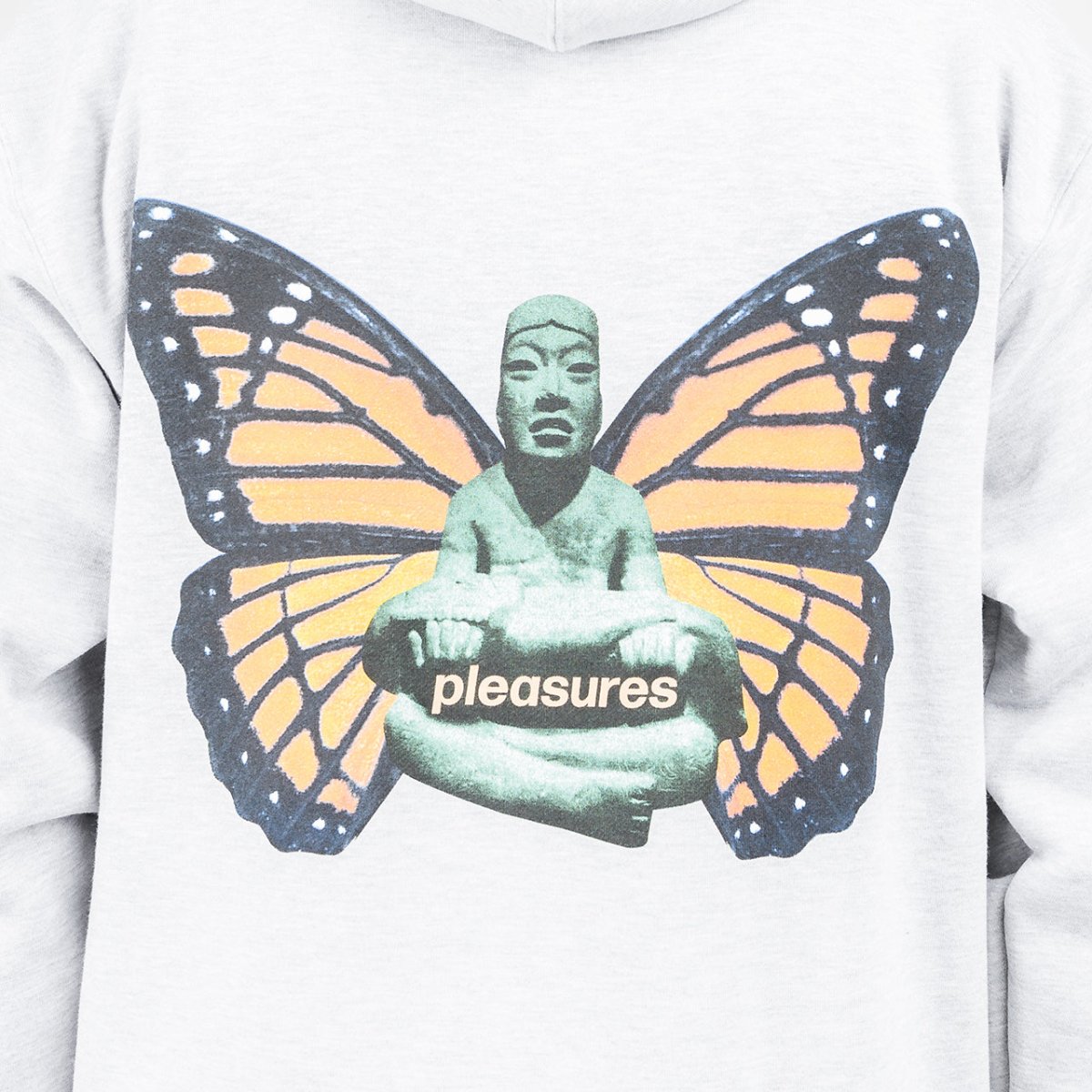 Pleasures Meditate Hoodie (Hellgrau) - Allike Store