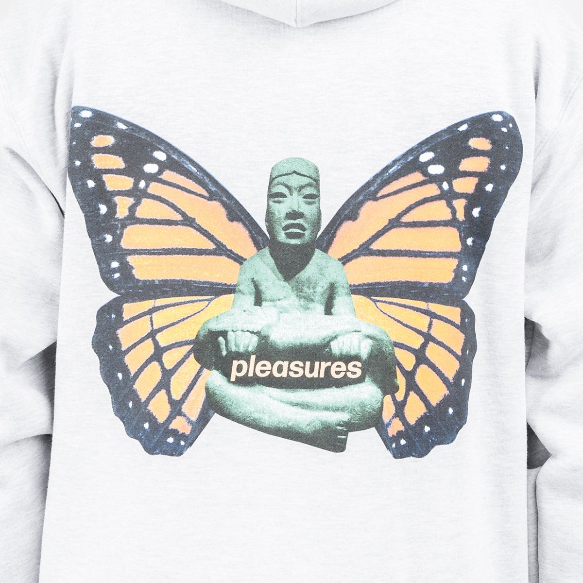 Pleasures Meditate Hoodie (Hellgrau)  - Allike Store