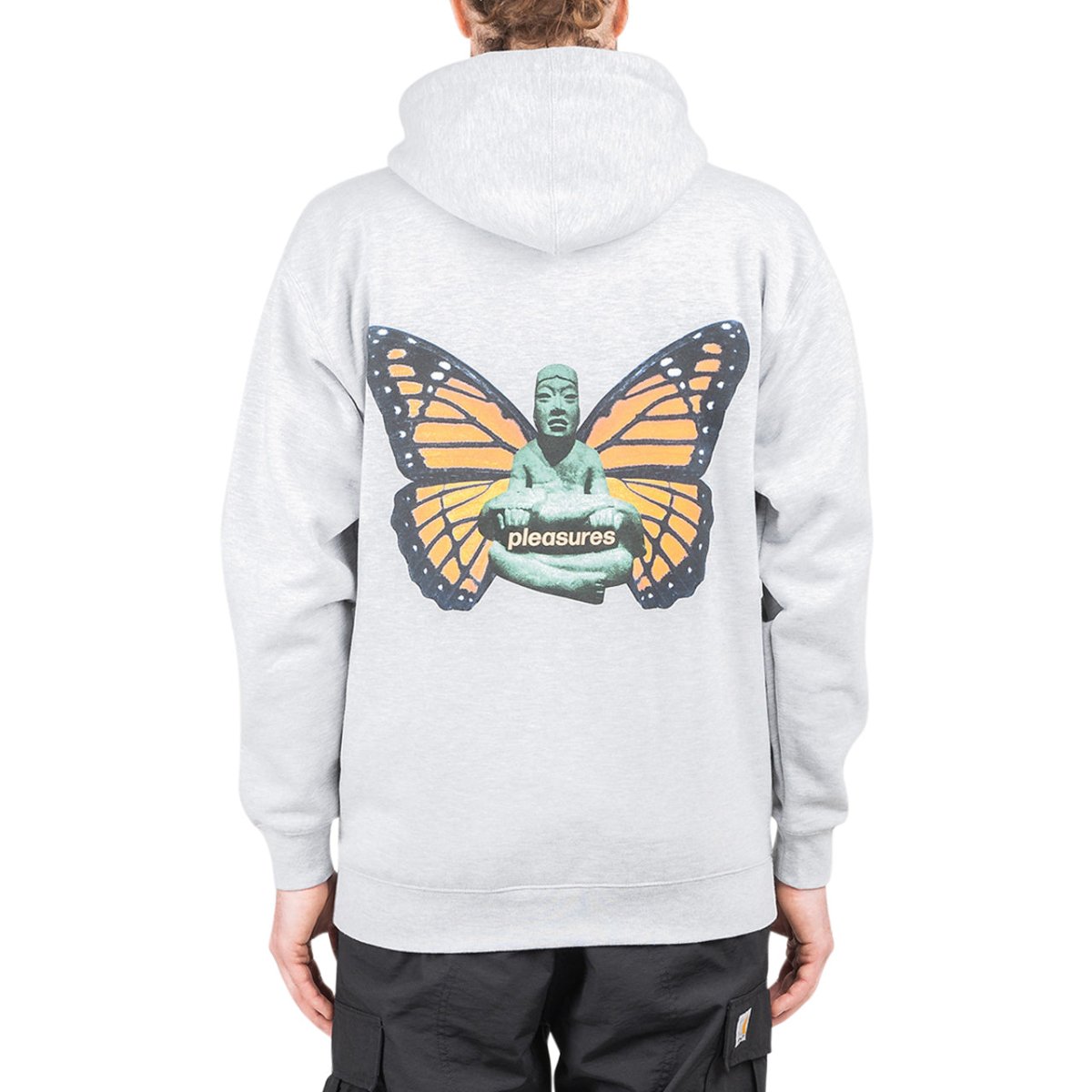 Pleasures Meditate Hoodie (Hellgrau) - Allike Store