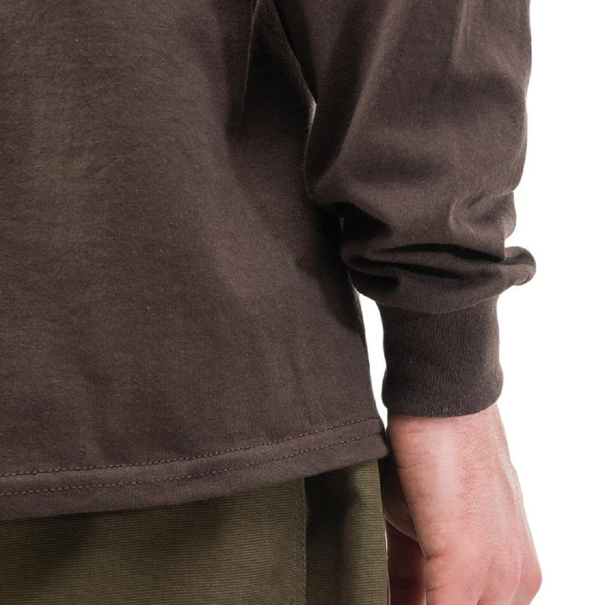 Pleasures Performance Longsleeve (Braun) - Allike Store
