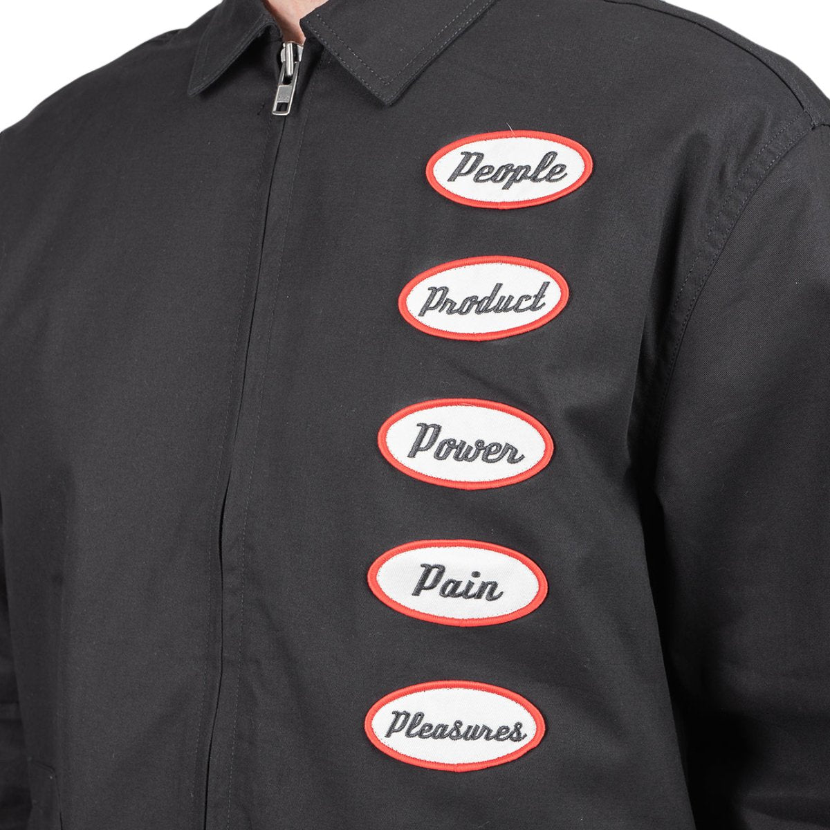 Pleasures Power Gas Station Jacket (Schwarz) - Allike Store
