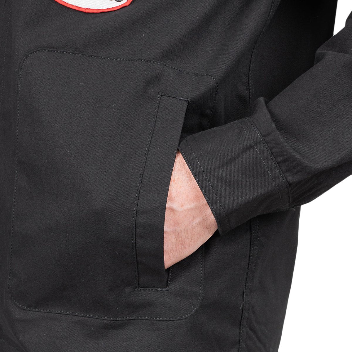 Pleasures Power Gas Station Jacket (Schwarz) - Allike Store