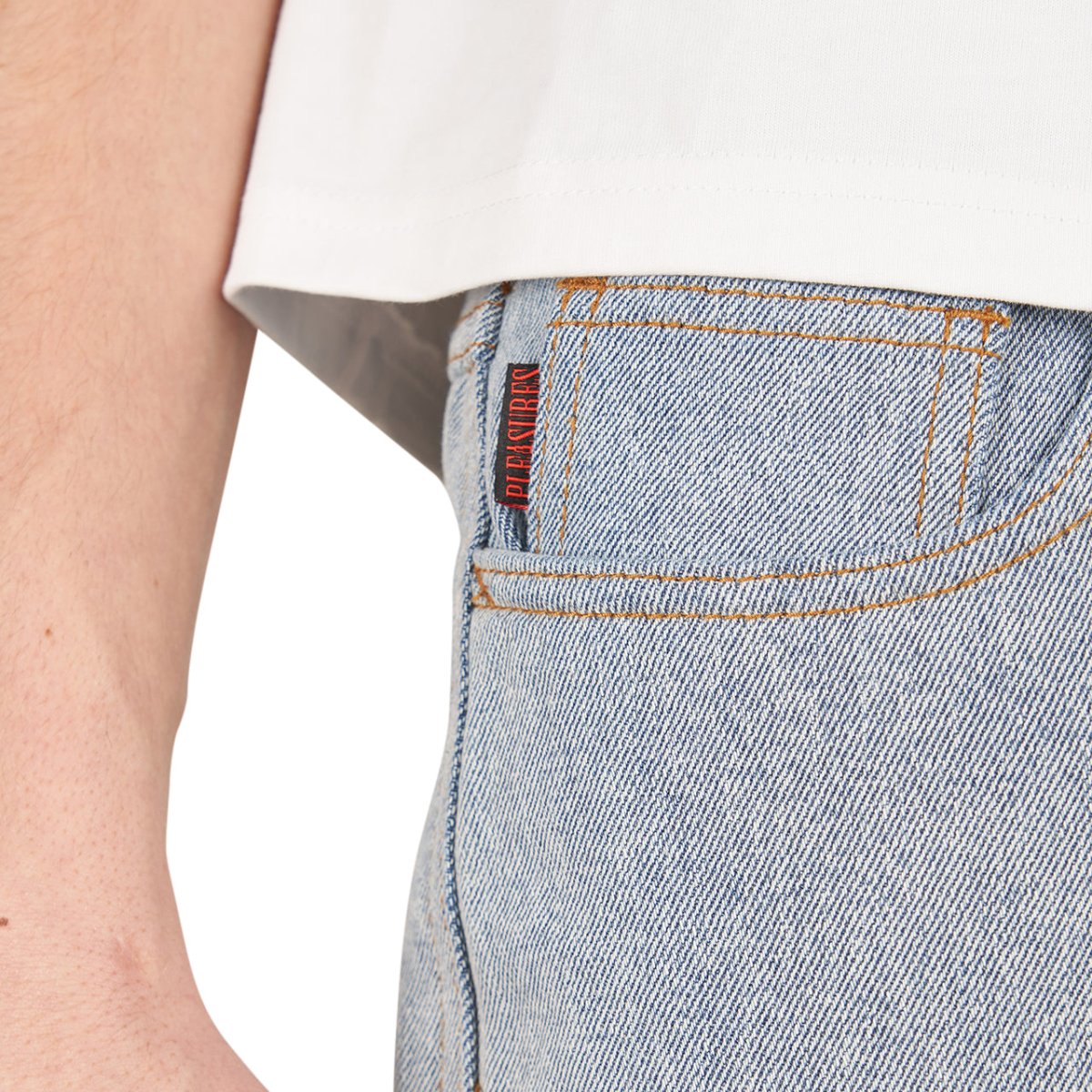 Pleasures Prelude Printed Denim Pant (Blau) - Allike Store