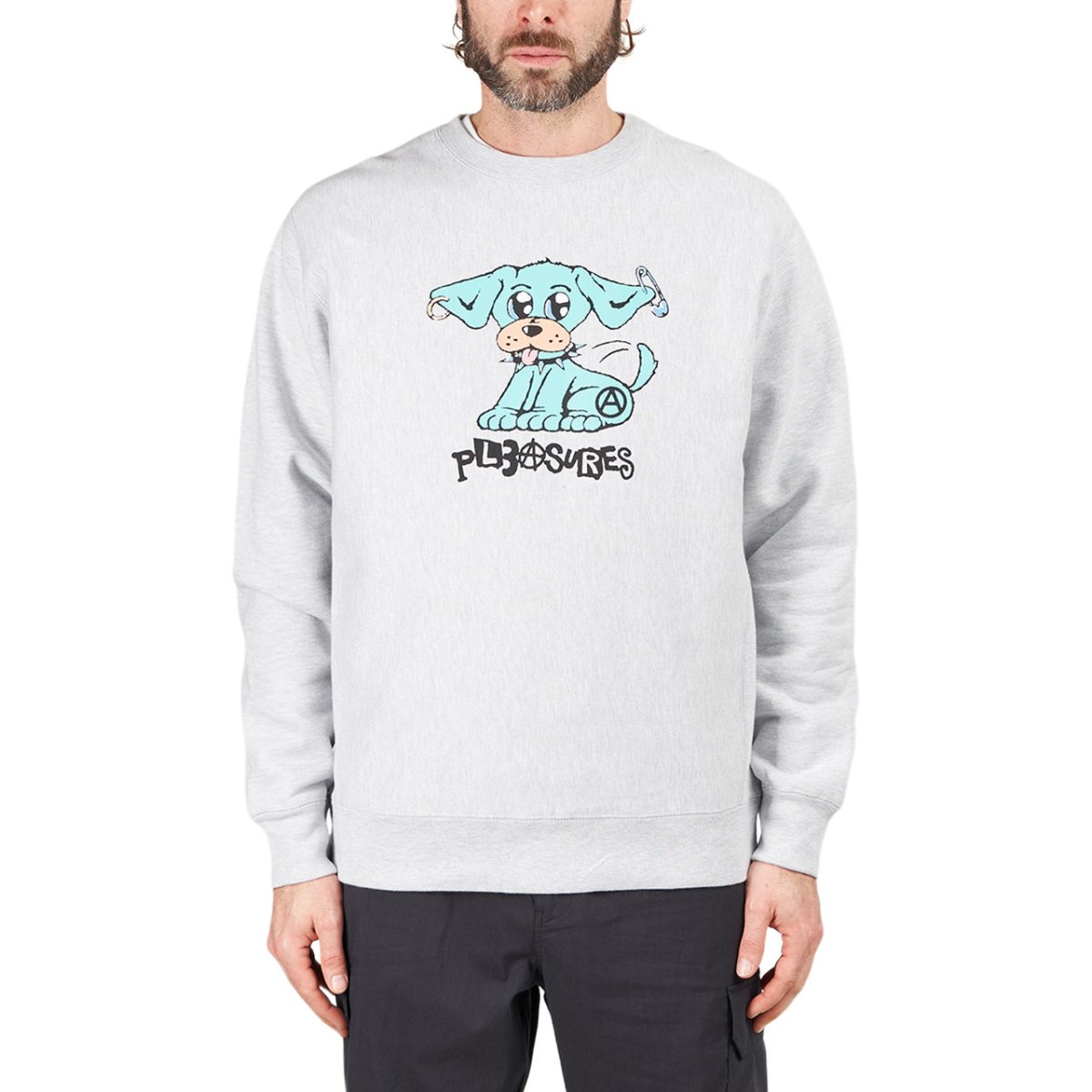 Pleasures Ruff Premium Crewneck (Grau) - Allike Store