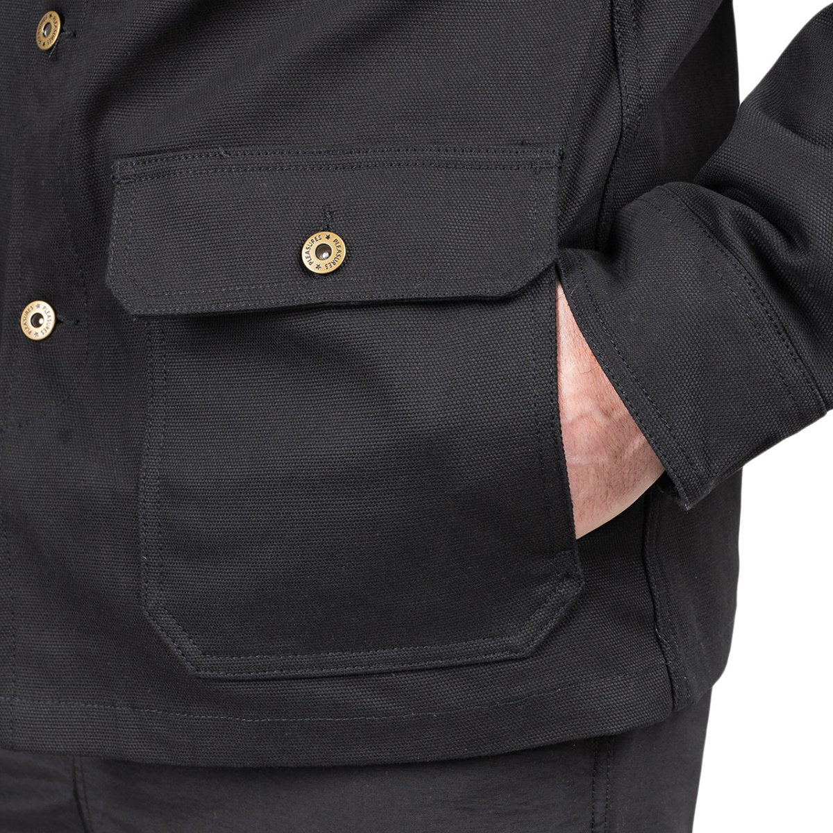 Pleasures Spike Chore Jacket (Schwarz) - Allike Store