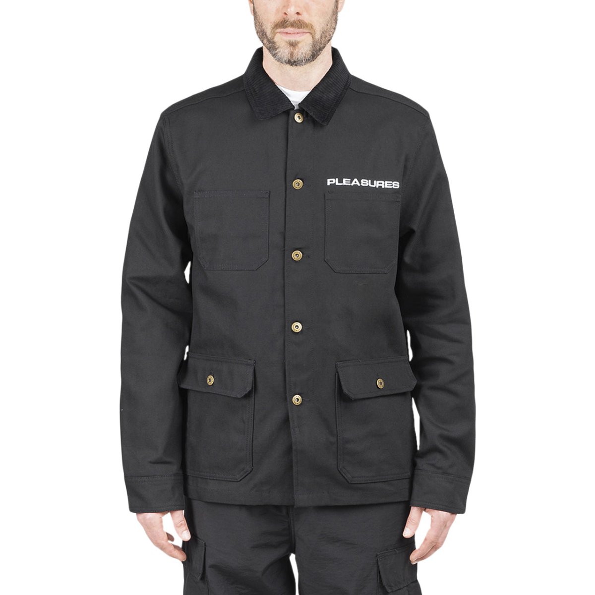 Pleasures Spike Chore Jacket (Schwarz) - Allike Store