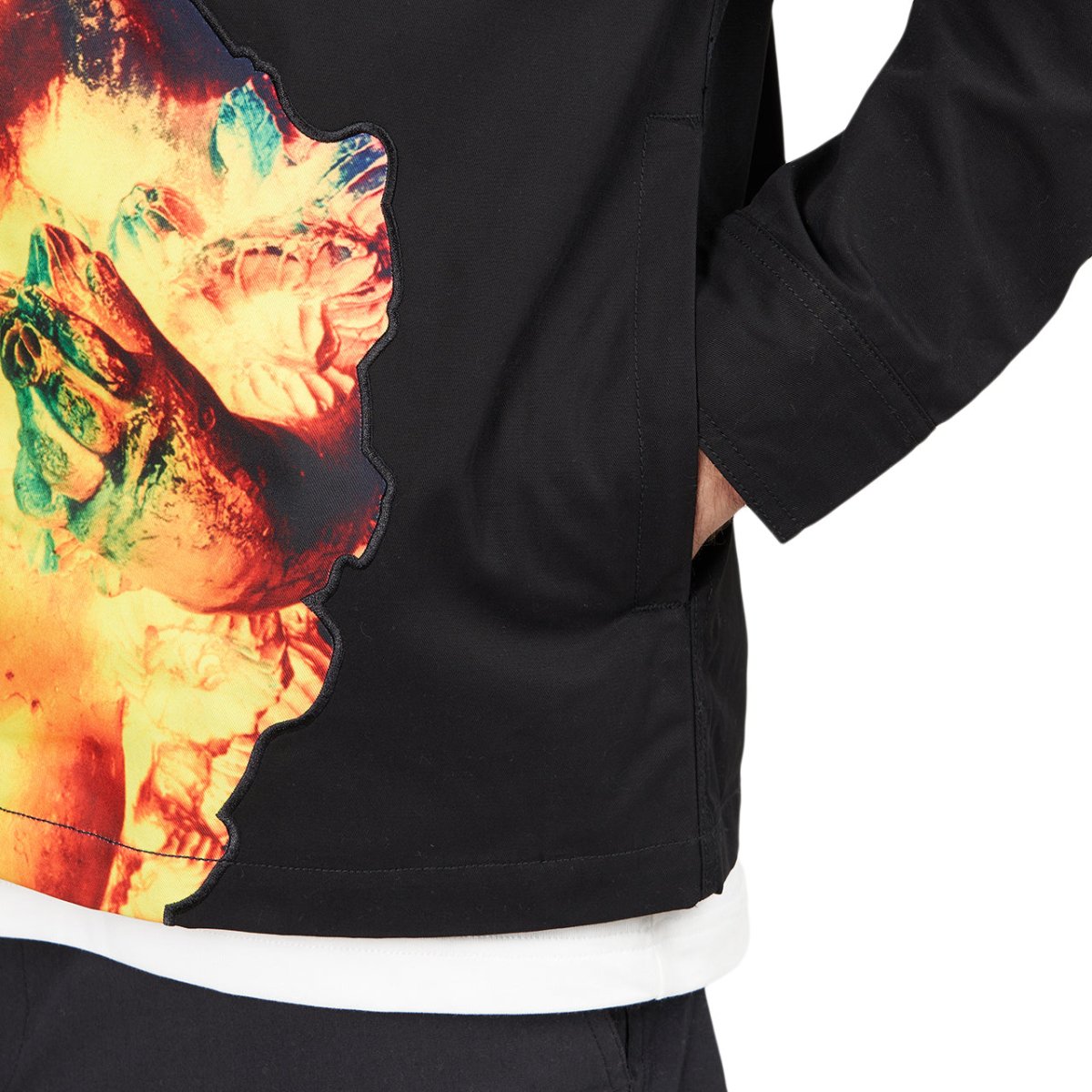 Pleasures Technique Work Jacket(Schwarz) - Allike Store