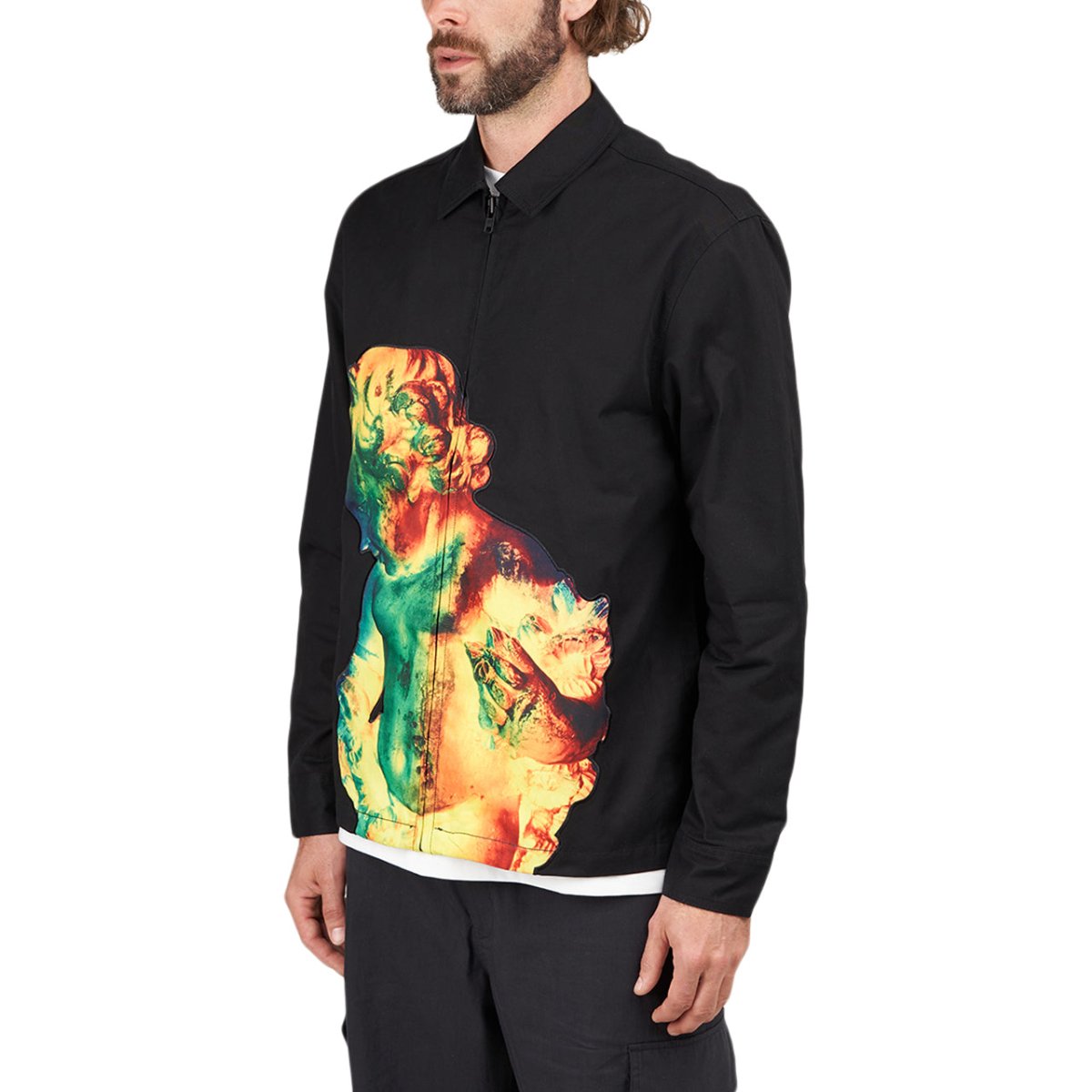 Pleasures Technique Work Jacket(Schwarz) - Allike Store