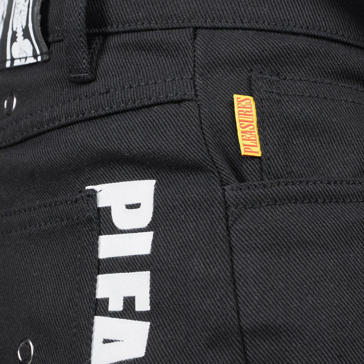 Pleasures Village Rivet Denim Pant (Schwarz) - Allike Store