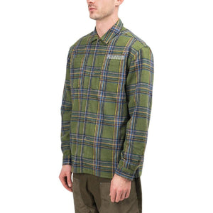 Pleasures Widow Heavyweight Flannel Shirt (Grün) - Allike Store